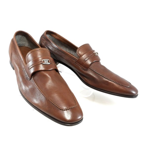 NIB$550 Bruno Magli Rosarbio Leather Flex Loafer Slip-On Dress Men's Shoes 13 - Picture 5 of 15
